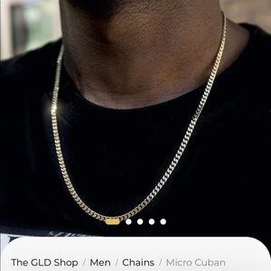 GoldShop 16” Men’s gold chain
